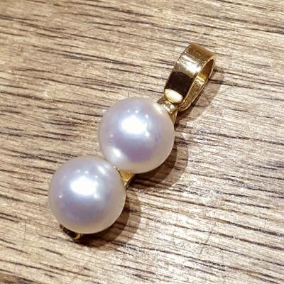 Anhanger 585 Gelbgold Mit Perle